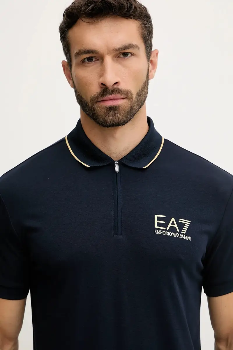 Ea7 Emporio Armani Polo Uomo Blu 3593168 miniatura 4