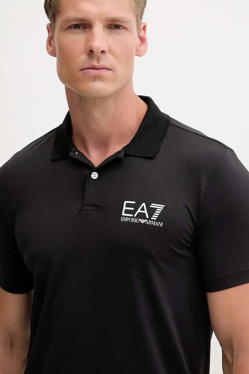 Ea7 Emporio Armani Polo Uomo Nero 3624859 miniatura 4