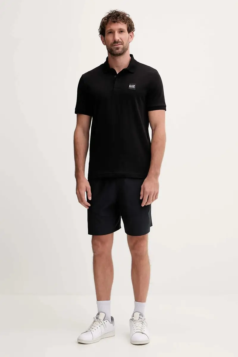 Ea7 Emporio Armani Polo Uomo Nero 3637946 miniatura 2