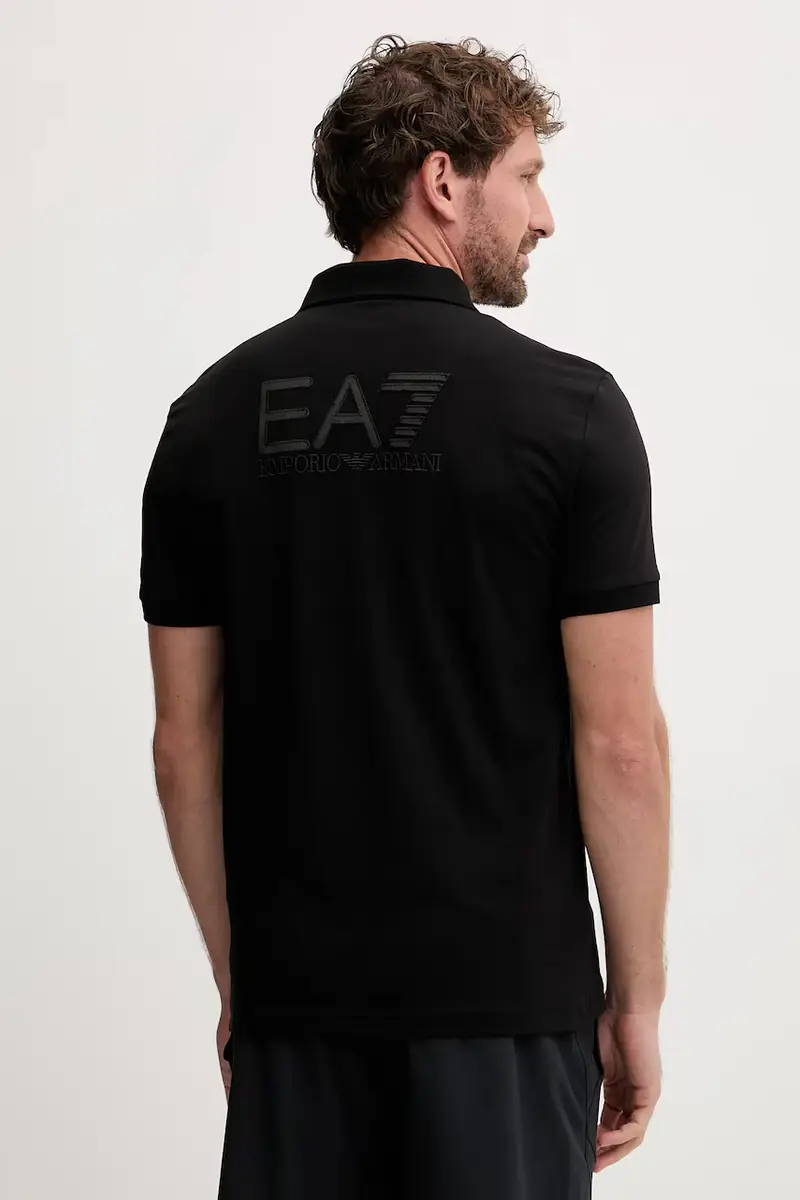 Ea7 Emporio Armani Polo Uomo Nero 3637946 miniatura 3