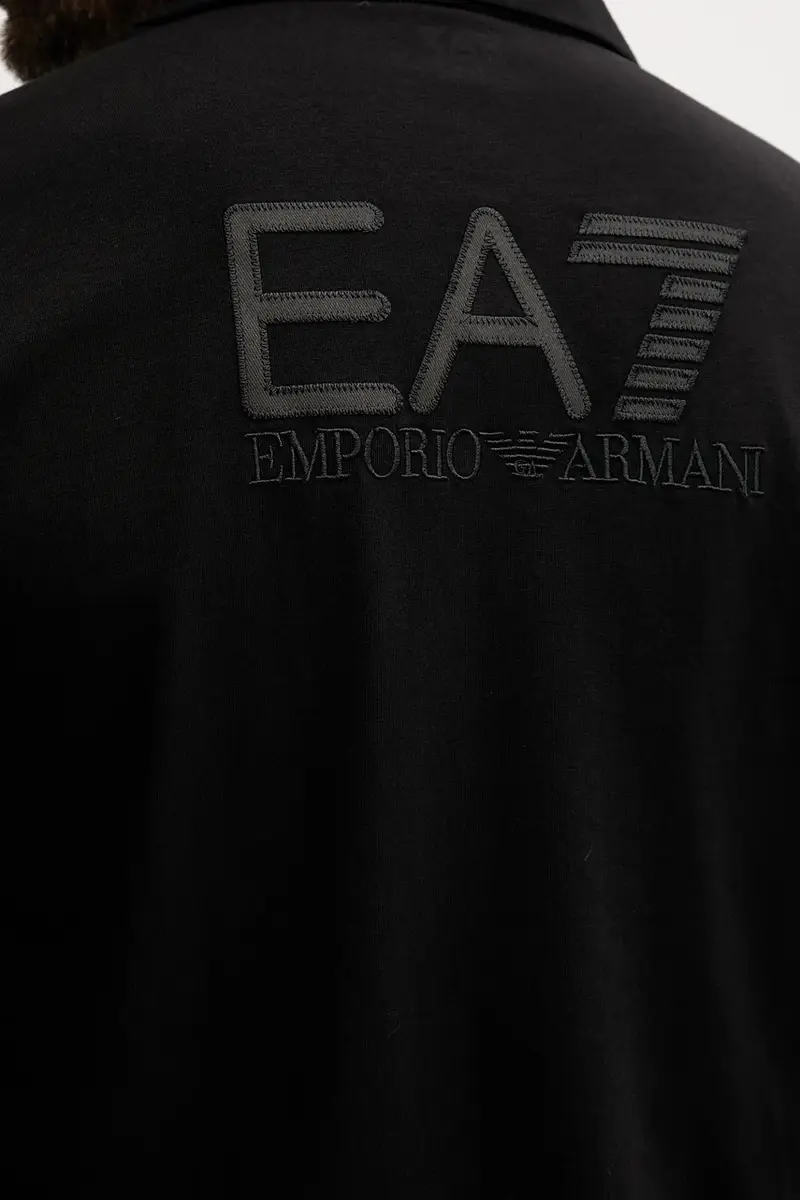 Ea7 Emporio Armani Polo Uomo Nero 3637946 miniatura 5