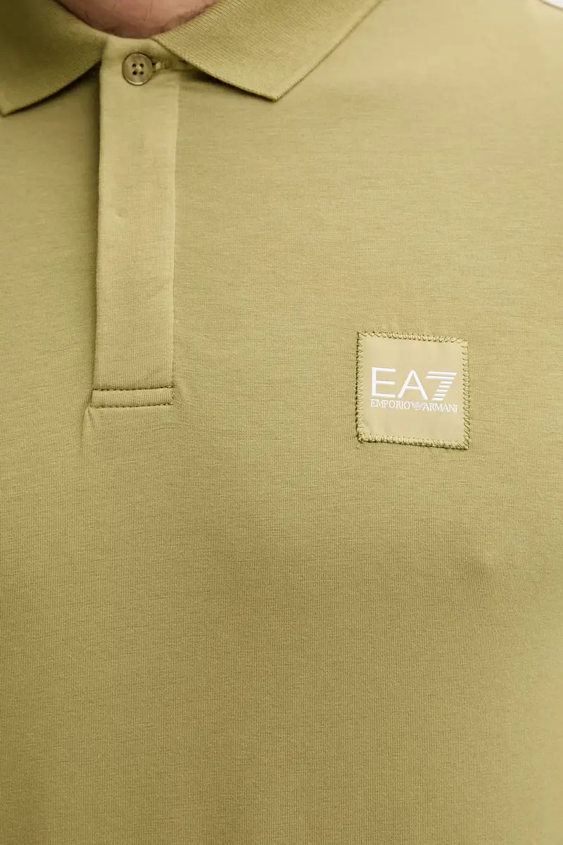 Ea7 Emporio Armani Polo Uomo Verde 3669167 miniatura 5