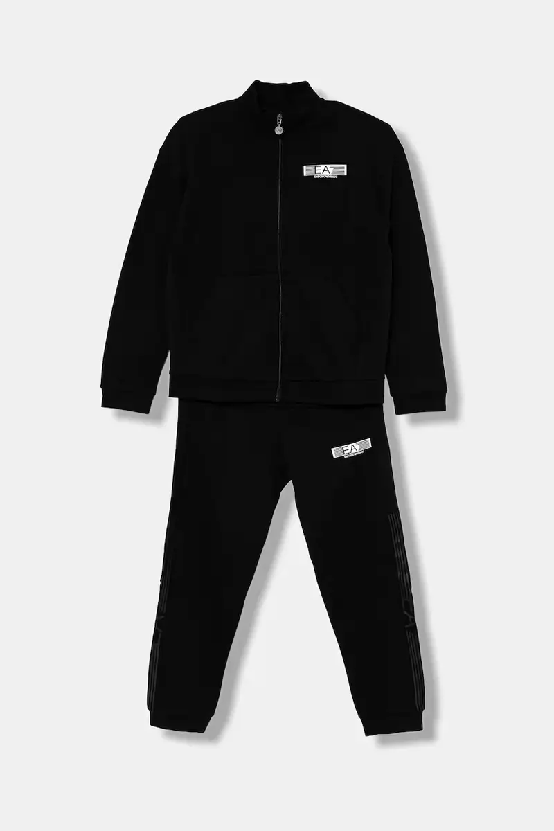 set tuta da ginnastica per bambini colore nero 7B000187 AF10368