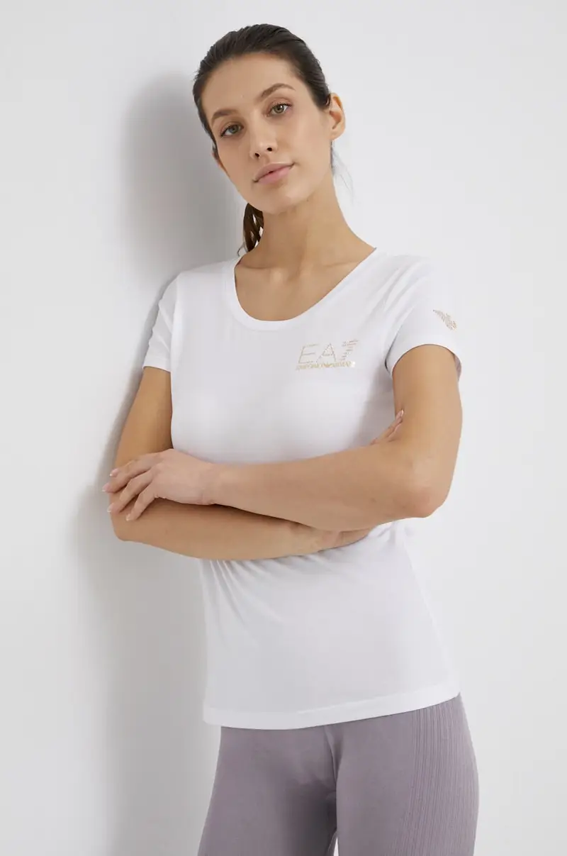 Ea7 Emporio Armani T-shirt Donna Bianco 2215596