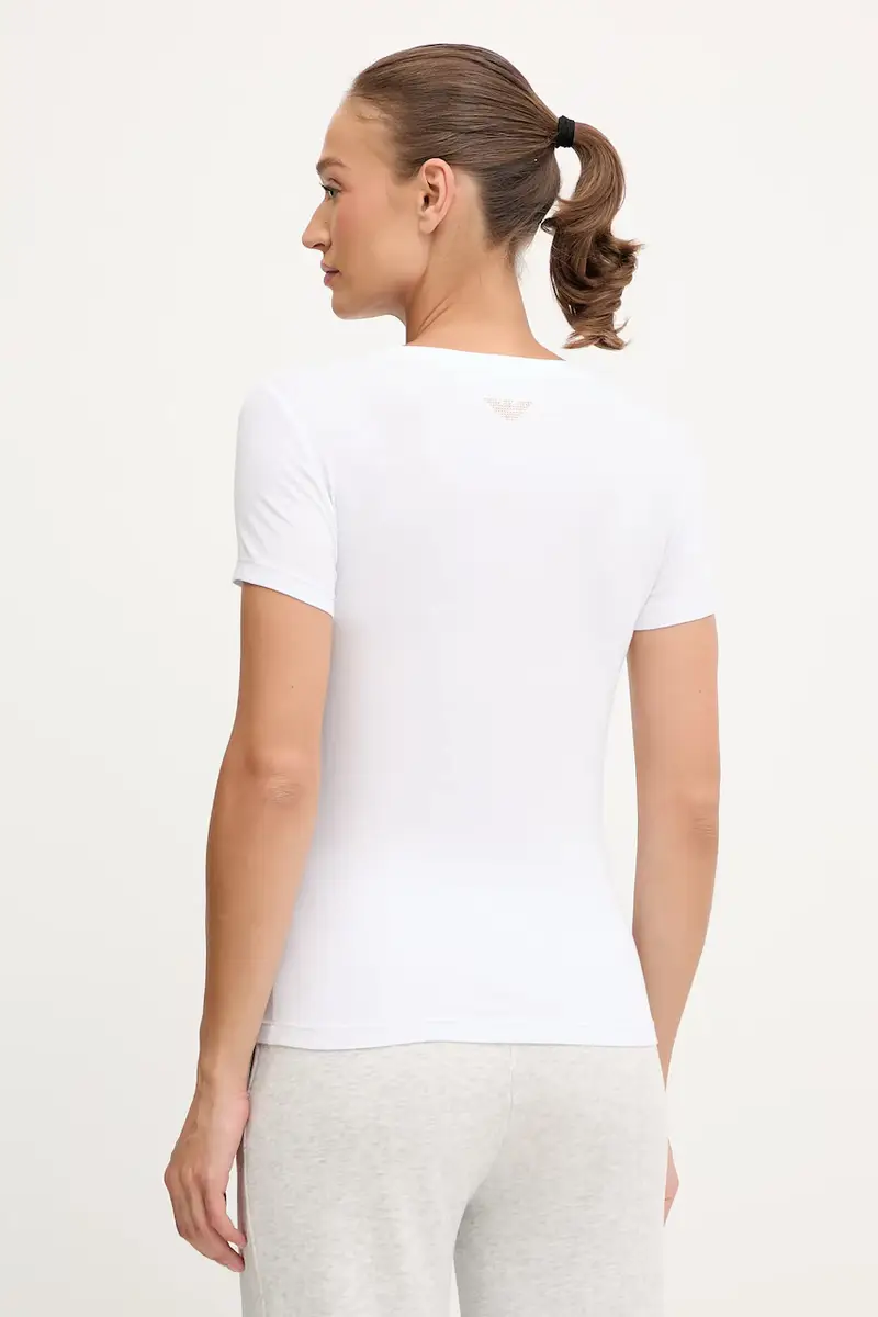 Ea7 Emporio Armani T-shirt Donna Bianco 3423562 miniatura 3