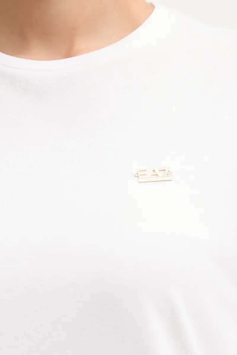 Ea7 Emporio Armani T-shirt Donna Bianco 3577567 miniatura 5