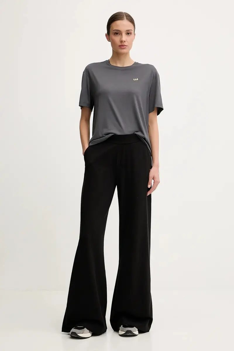 Ea7 Emporio Armani T-shirt Donna Grigio 3610174 miniatura 2