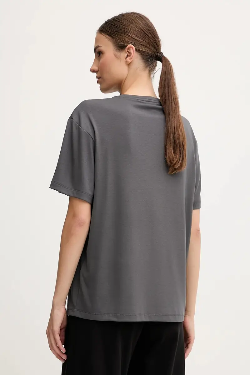 Ea7 Emporio Armani T-shirt Donna Grigio 3610174 miniatura 3