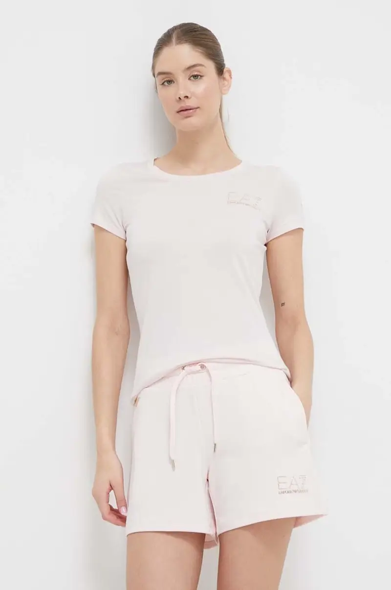Ea7 Emporio Armani T-shirt Donna Rosa 2233567