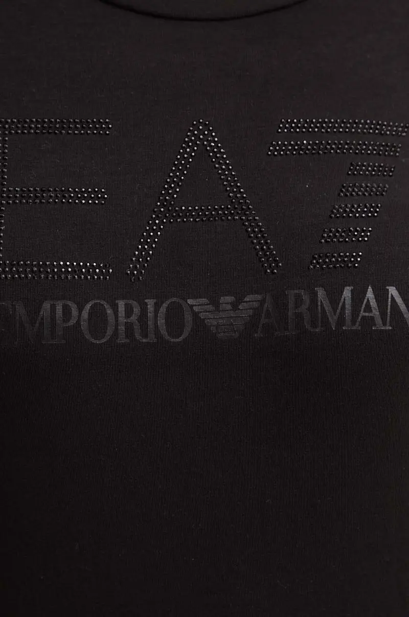 Ea7 Emporio Armani T-shirt Donna Nero 3527556 miniatura 4