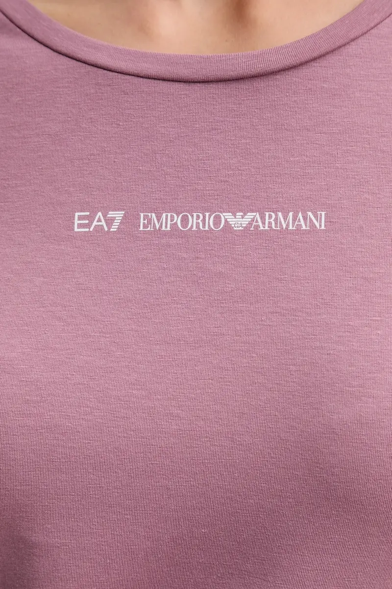 Ea7 Emporio Armani T-shirt Donna Rosa 3662930 miniatura 5