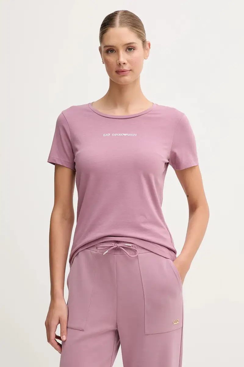 Ea7 Emporio Armani T-shirt Donna Rosa 3662930