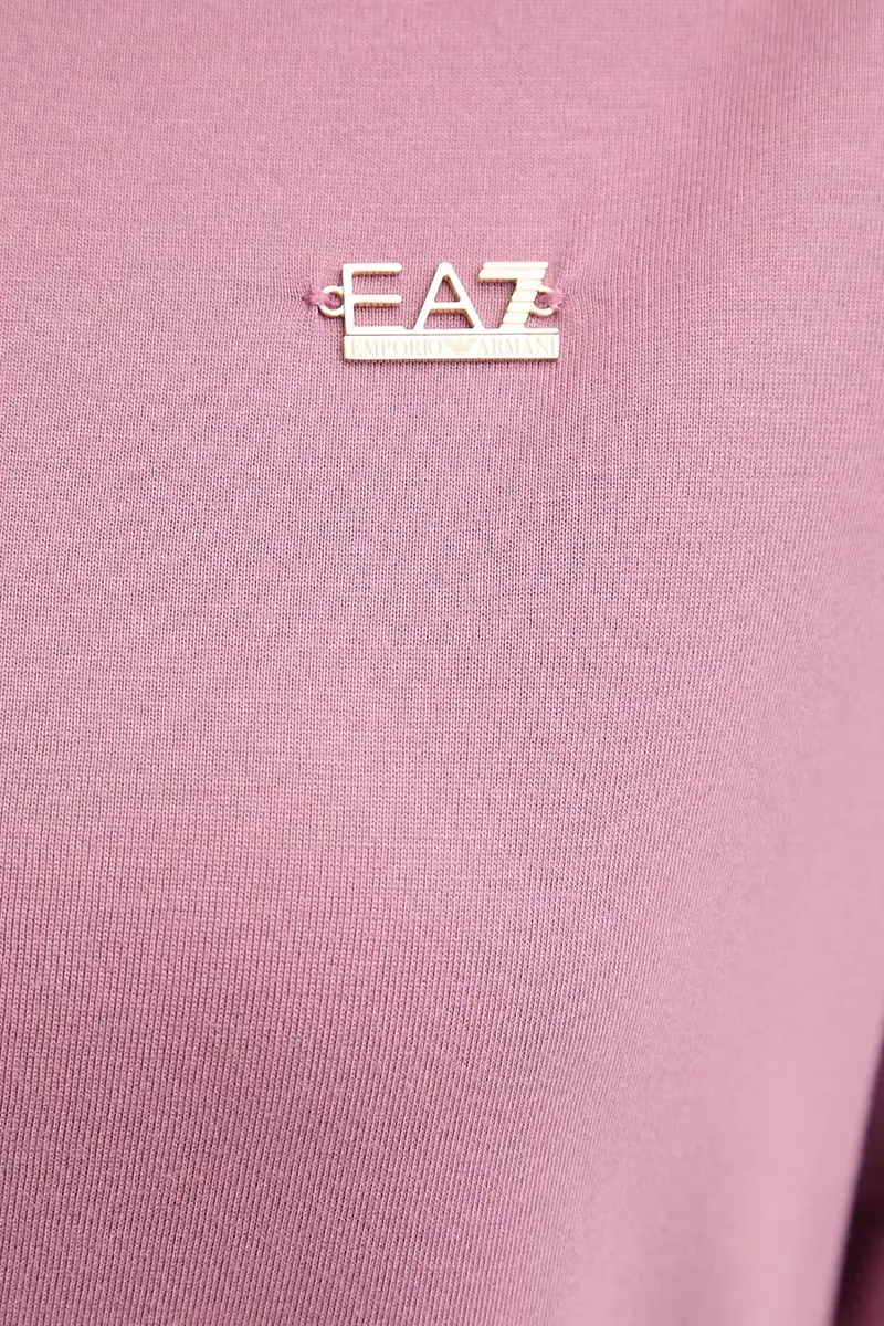 Ea7 Emporio Armani T-shirt Donna Rosa 3662896 miniatura 5