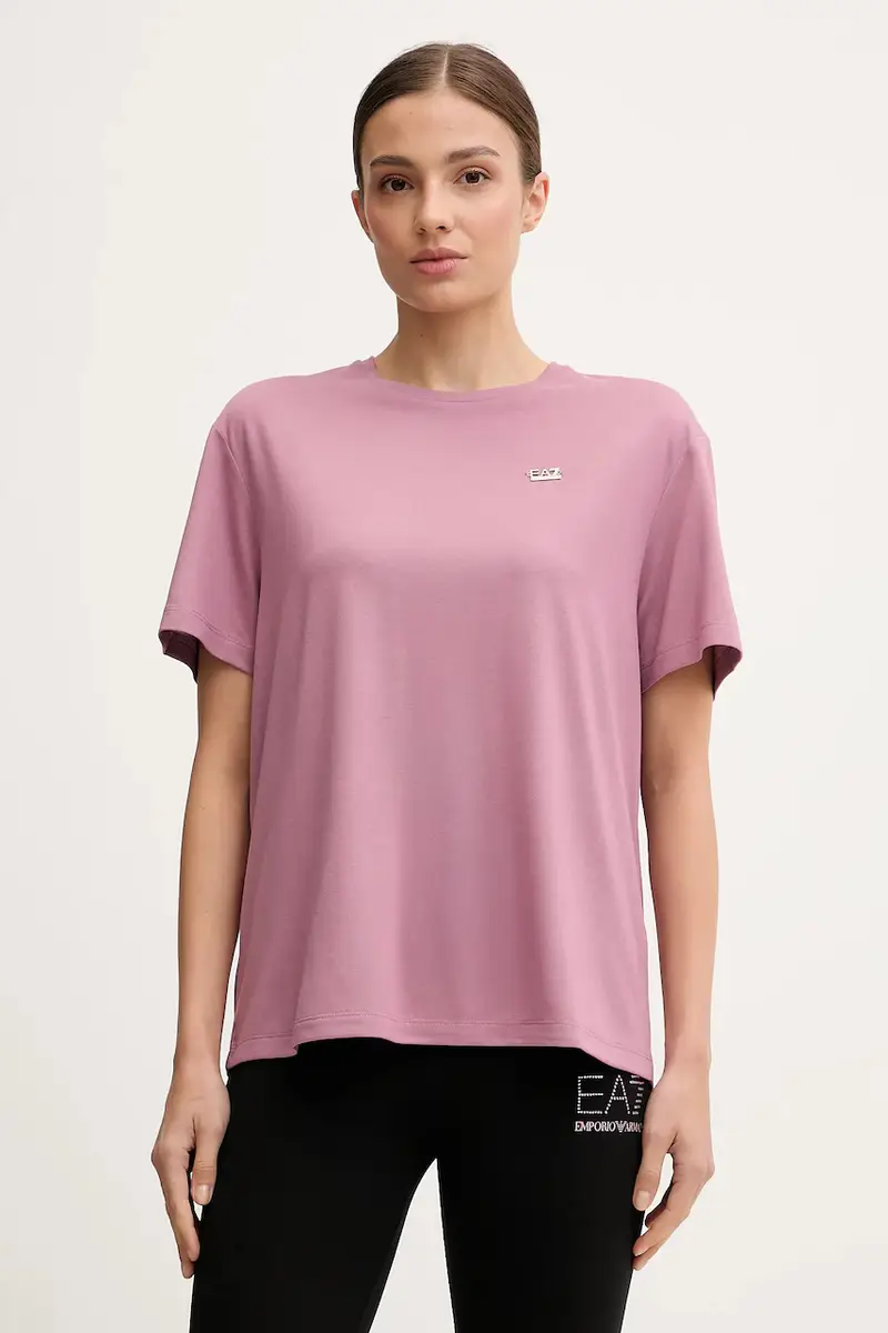 Ea7 Emporio Armani T-shirt Donna Rosa 3662896