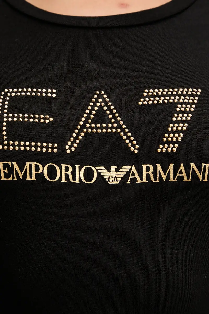Ea7 Emporio Armani T-shirt Donna Nero 3623622 miniatura 4