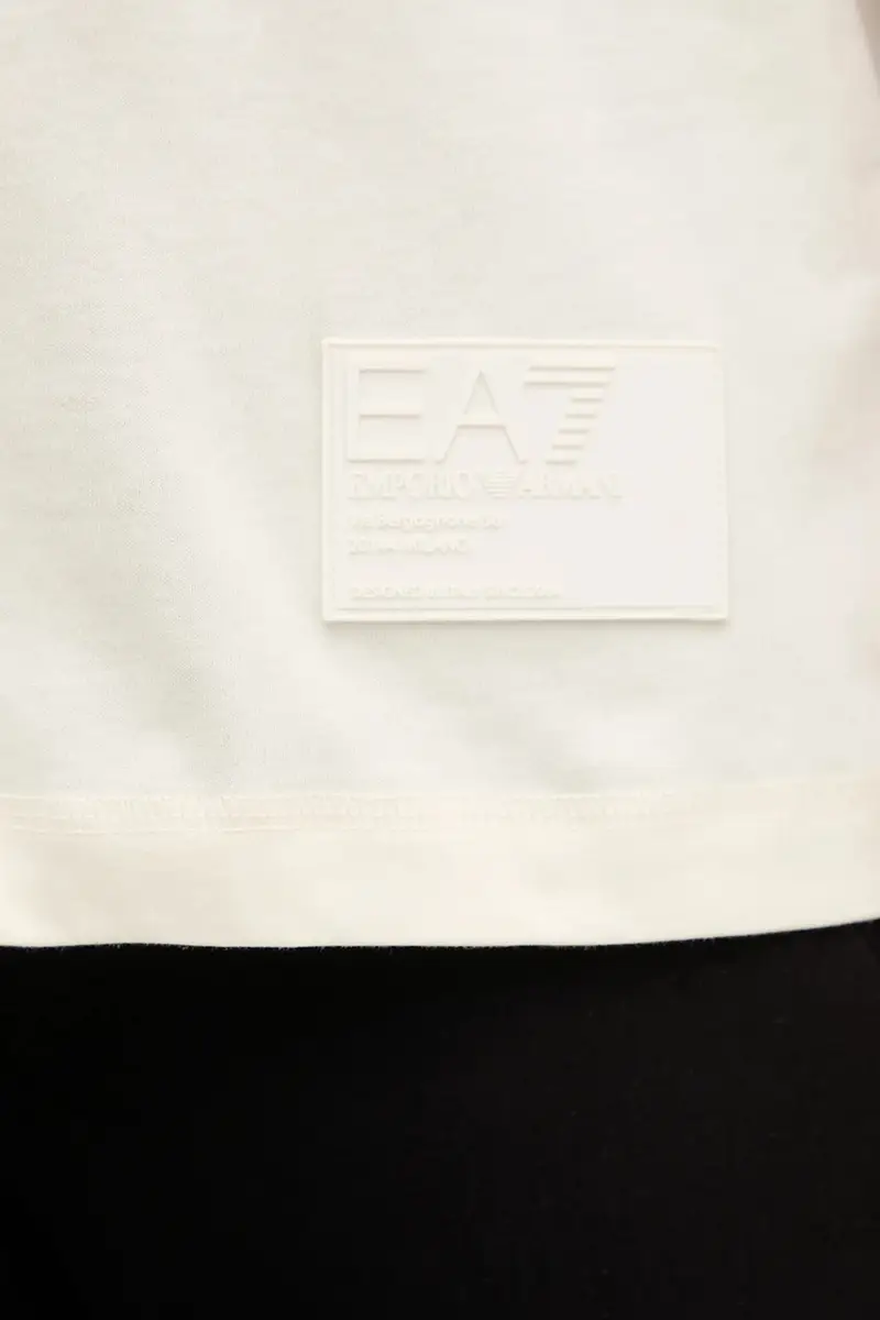 Ea7 Emporio Armani T-shirt Donna Beige 3572686 miniatura 5