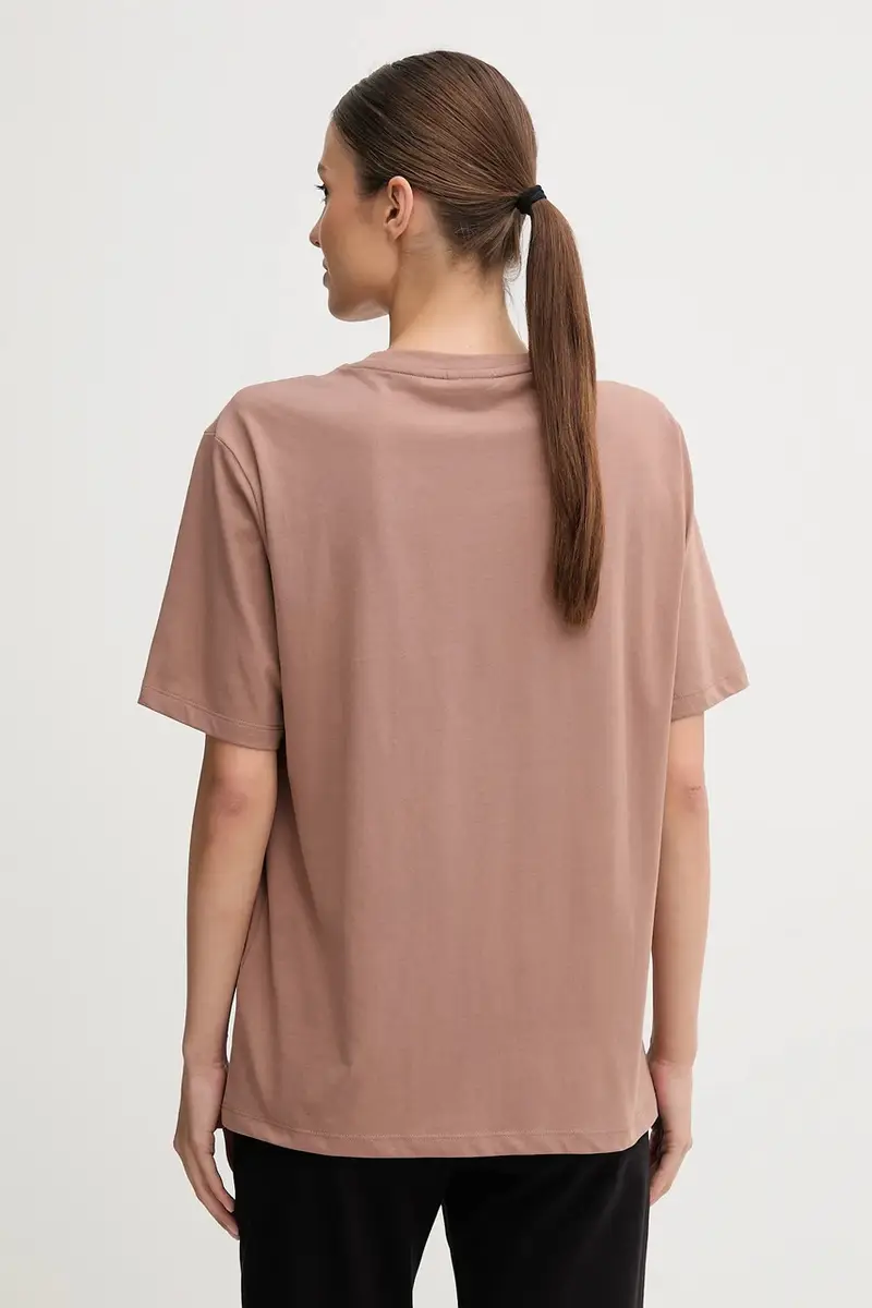 Ea7 Emporio Armani T-shirt Donna Marrone 3618843 miniatura 3