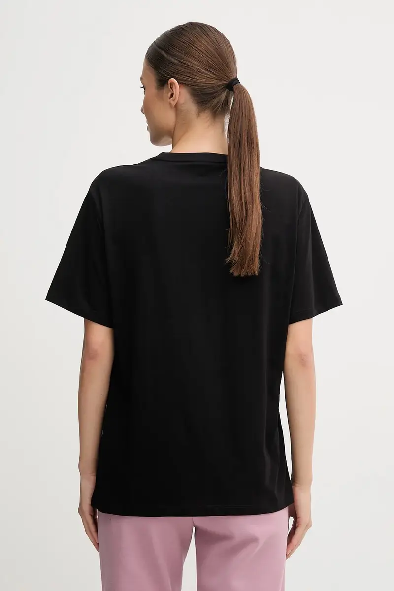 Ea7 Emporio Armani T-shirt Donna Nero 3641441 miniatura 3