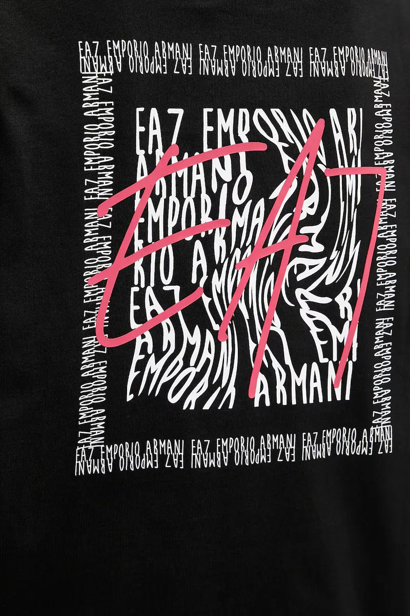 Ea7 Emporio Armani T-shirt Donna Nero 3638581 miniatura 5