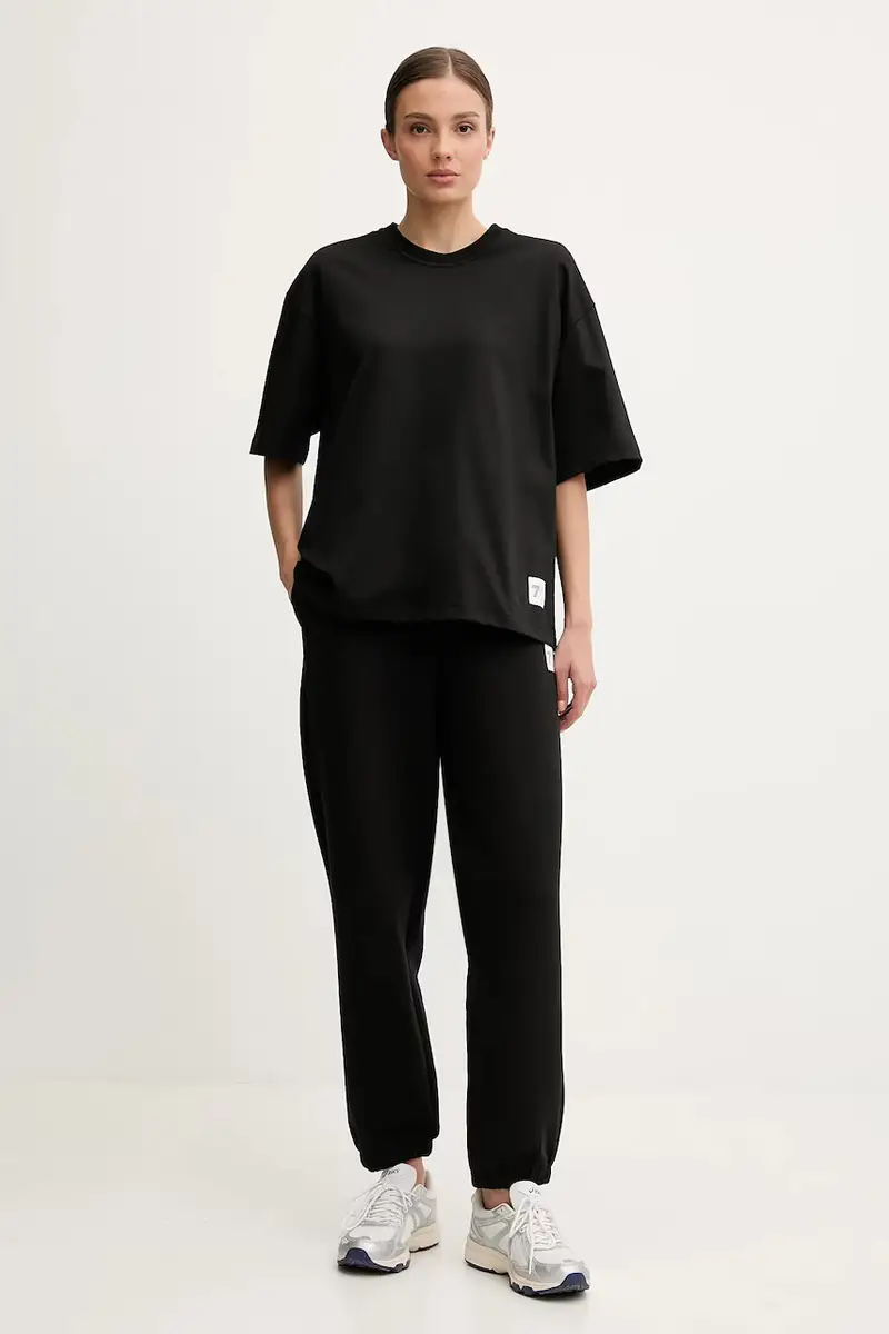 Ea7 Emporio Armani T-shirt Donna Nero 3638489 miniatura 2