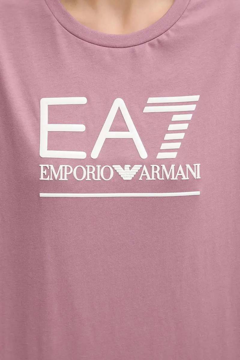 Ea7 Emporio Armani T-shirt Donna Rosa 3662897 miniatura 5