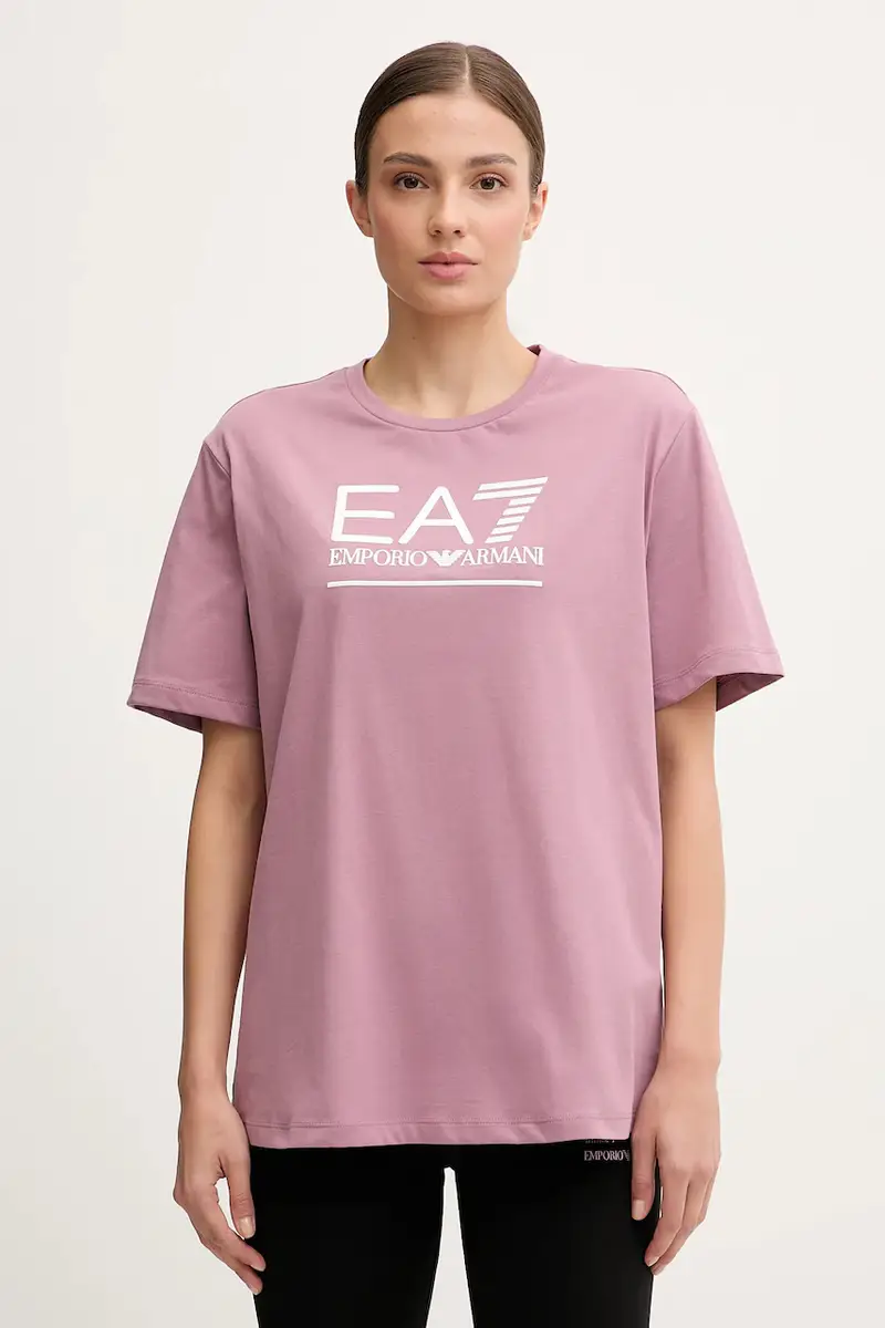 Ea7 Emporio Armani T-shirt Donna Rosa 3662897