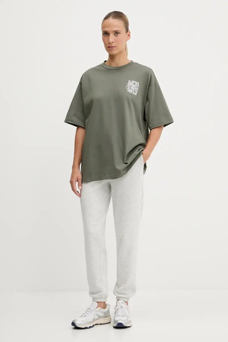 Ea7 Emporio Armani T-shirt Donna Verde 3669219 miniatura 2