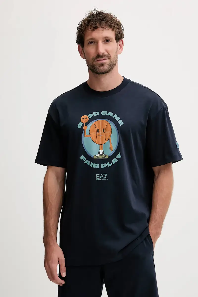 Ea7 Emporio Armani T-shirt Uomo Blu 3580904