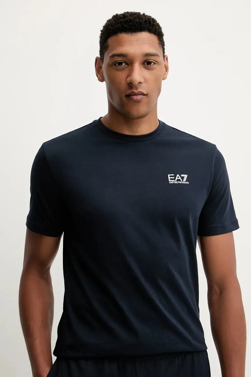 Ea7 Emporio Armani T-shirt Uomo Blu 3592808 miniatura 4