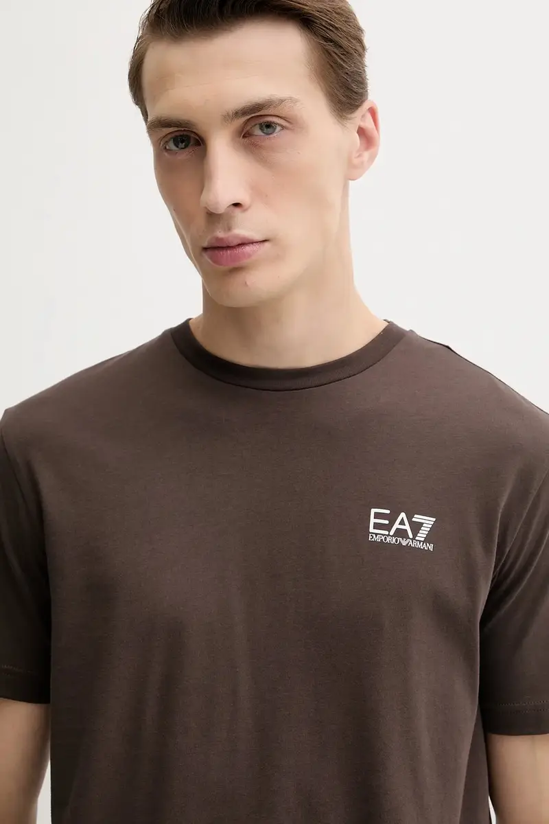 Ea7 Emporio Armani T-shirt Uomo Grigio 3618292 miniatura 4