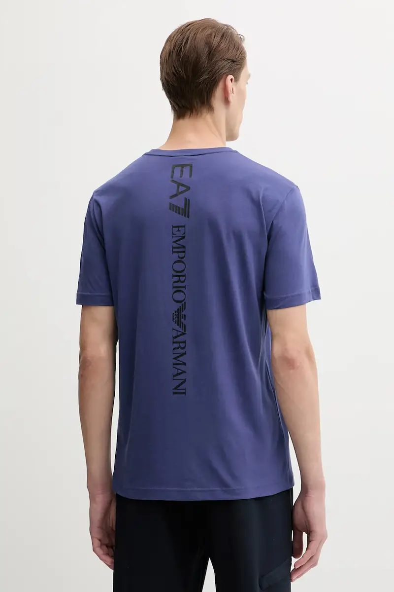 Ea7 Emporio Armani T-shirt Uomo Grigio 3671367 miniatura 3