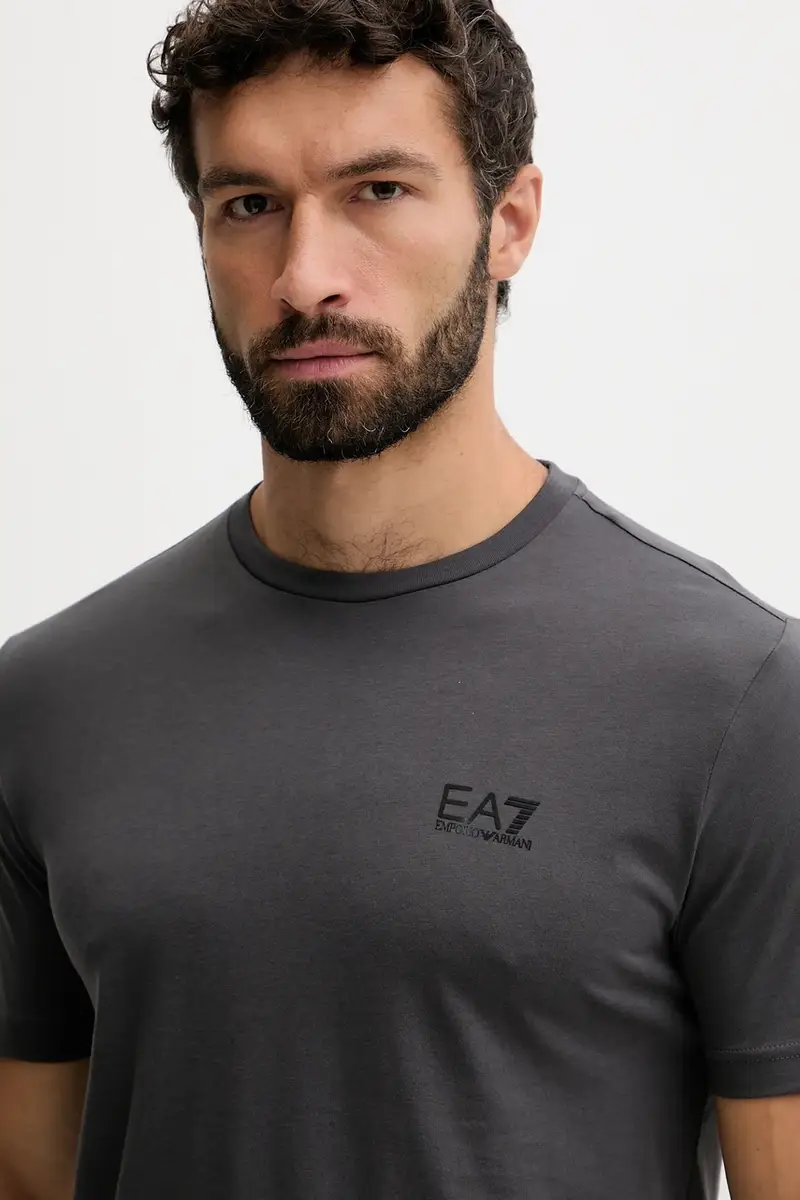 Ea7 Emporio Armani T-shirt Uomo Grigio 3610138 miniatura 4