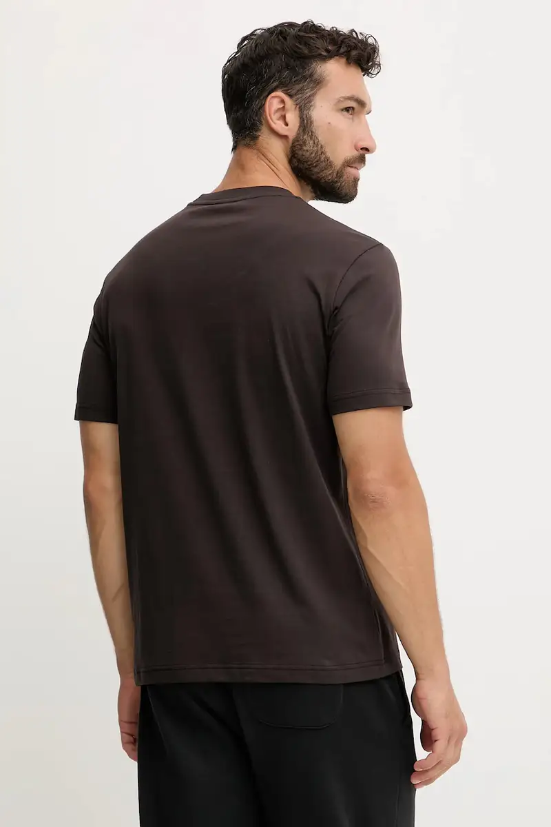 Ea7 Emporio Armani T-shirt Uomo Marrone 3618653 miniatura 3