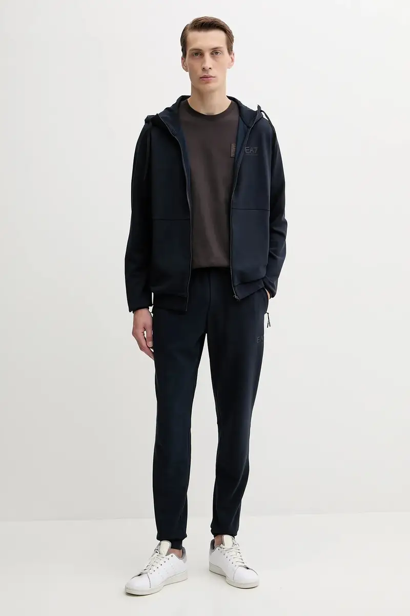 Ea7 Emporio Armani T-shirt Uomo Marrone 3618827 miniatura 2