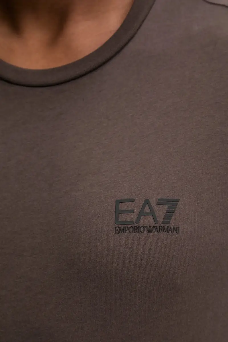 Ea7 Emporio Armani T-shirt Uomo Marrone 3618639 miniatura 5