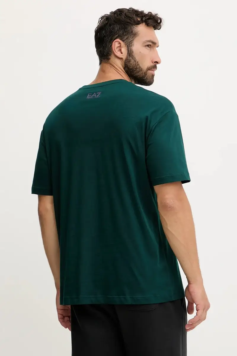 Ea7 Emporio Armani T-shirt Uomo Turchese 3667739 miniatura 3