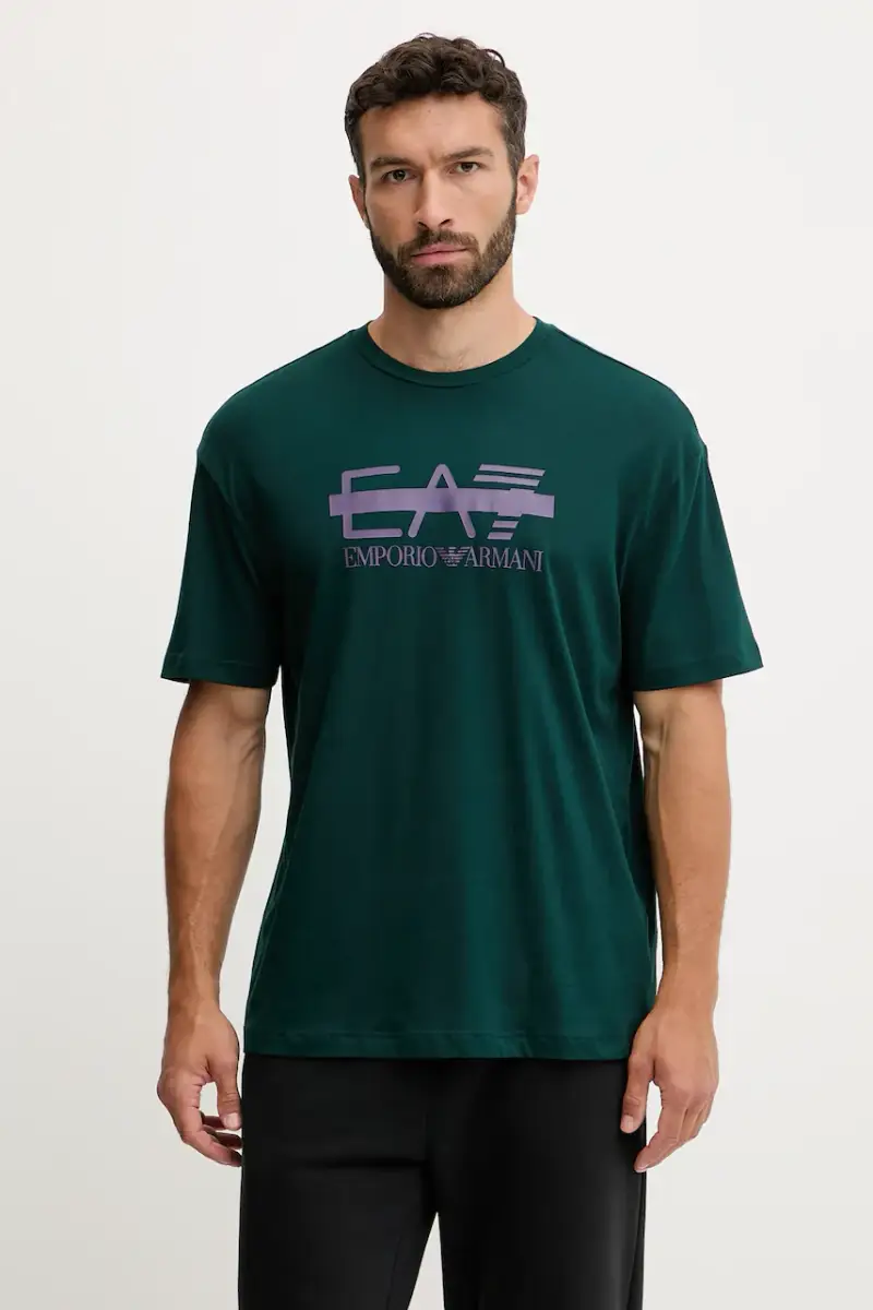 Ea7 Emporio Armani T-shirt Uomo Verde 3667739