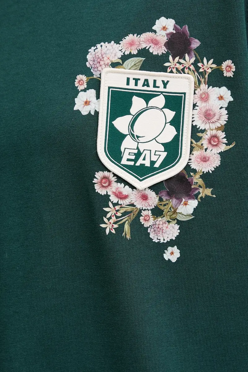 Ea7 Emporio Armani T-shirt Verde 3958337 miniatura 5
