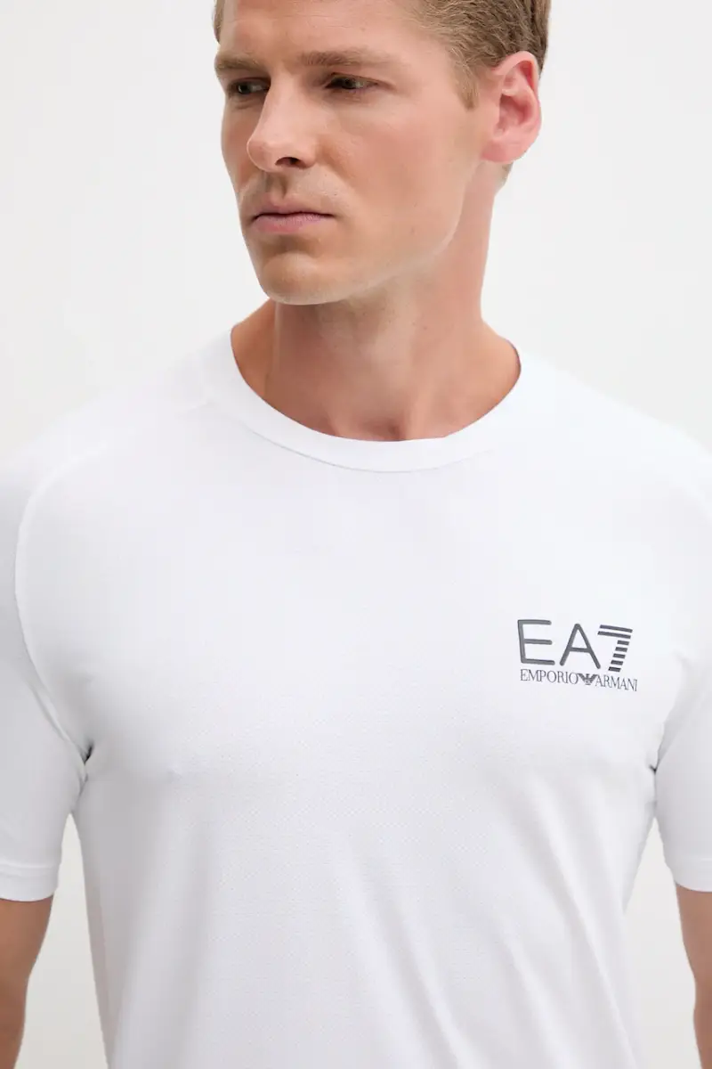 Ea7 Emporio Armani T-shirt Uomo Bianco 3576368 miniatura 4