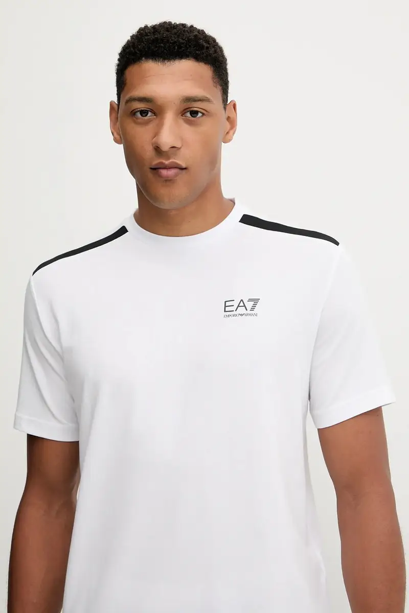 Ea7 Emporio Armani T-shirt Uomo Bianco 3577521 miniatura 4