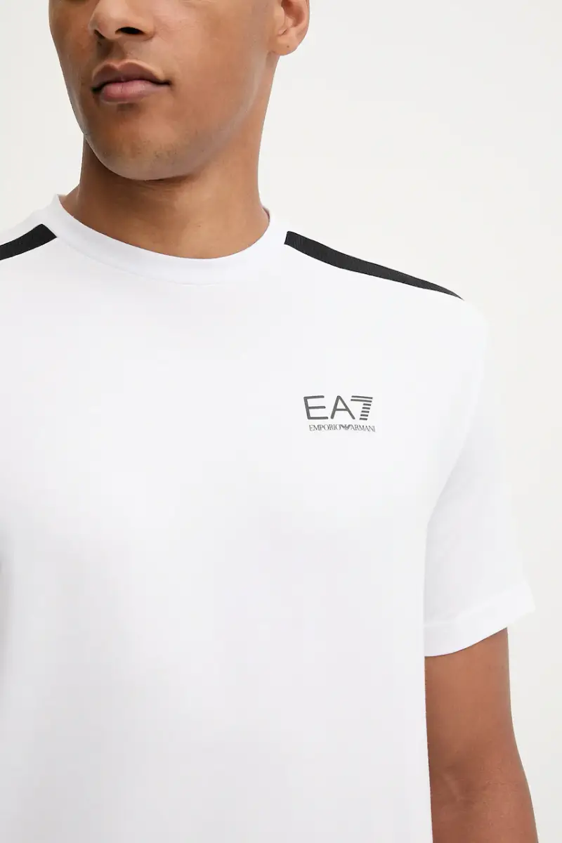Ea7 Emporio Armani T-shirt Uomo Bianco 3577521 miniatura 5