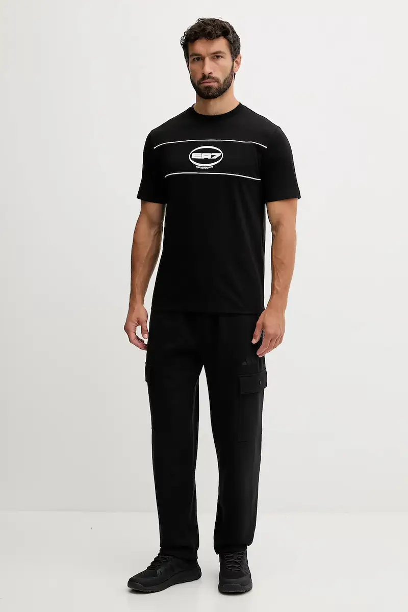 Ea7 Emporio Armani T-shirt Uomo Nero 3647021 miniatura 2