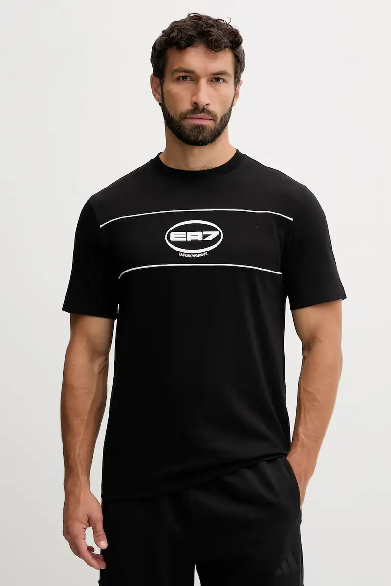 Ea7 Emporio Armani T-shirt Uomo Nero 3647021