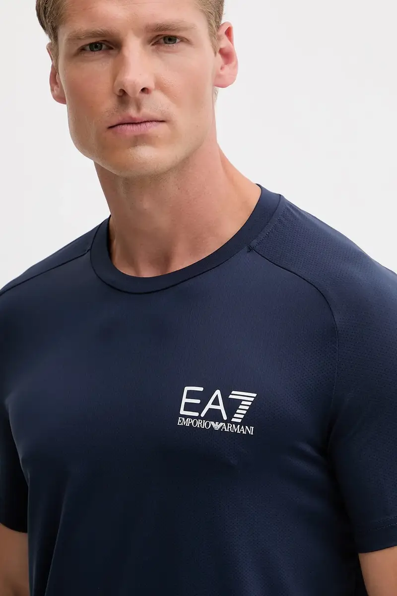 Ea7 Emporio Armani T-shirt Uomo Blu 3587835 miniatura 4
