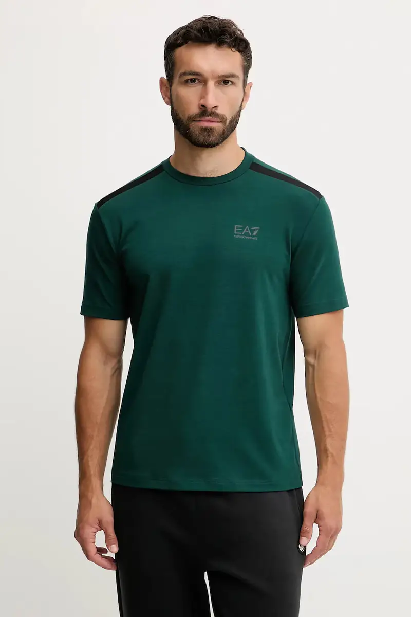 Ea7 Emporio Armani T-shirt Uomo Verde 3669175