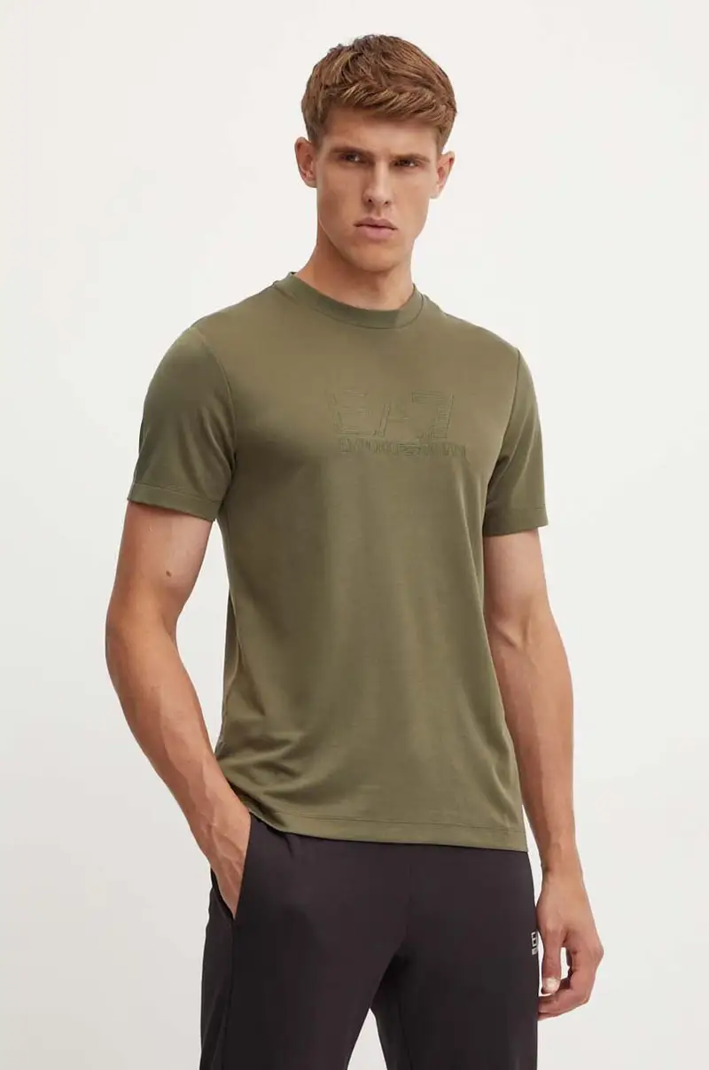Ea7 Emporio Armani T-shirt Uomo Verde 3830364