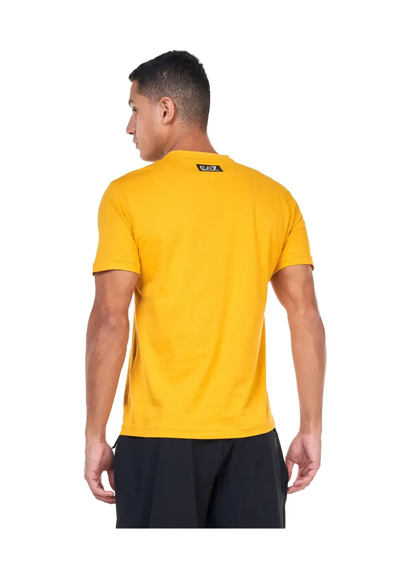 Ea7 Emporio Armani T-shirt Uomo Giallo 924856 miniatura 3