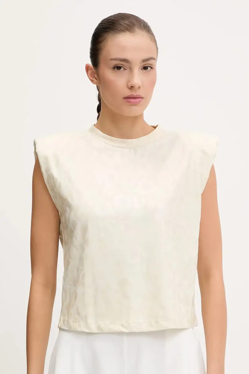 top colore grigio AF10373.7W000482 Beige