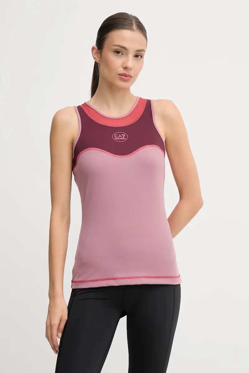 top da allenamento colore rosa AF19155.7W000556