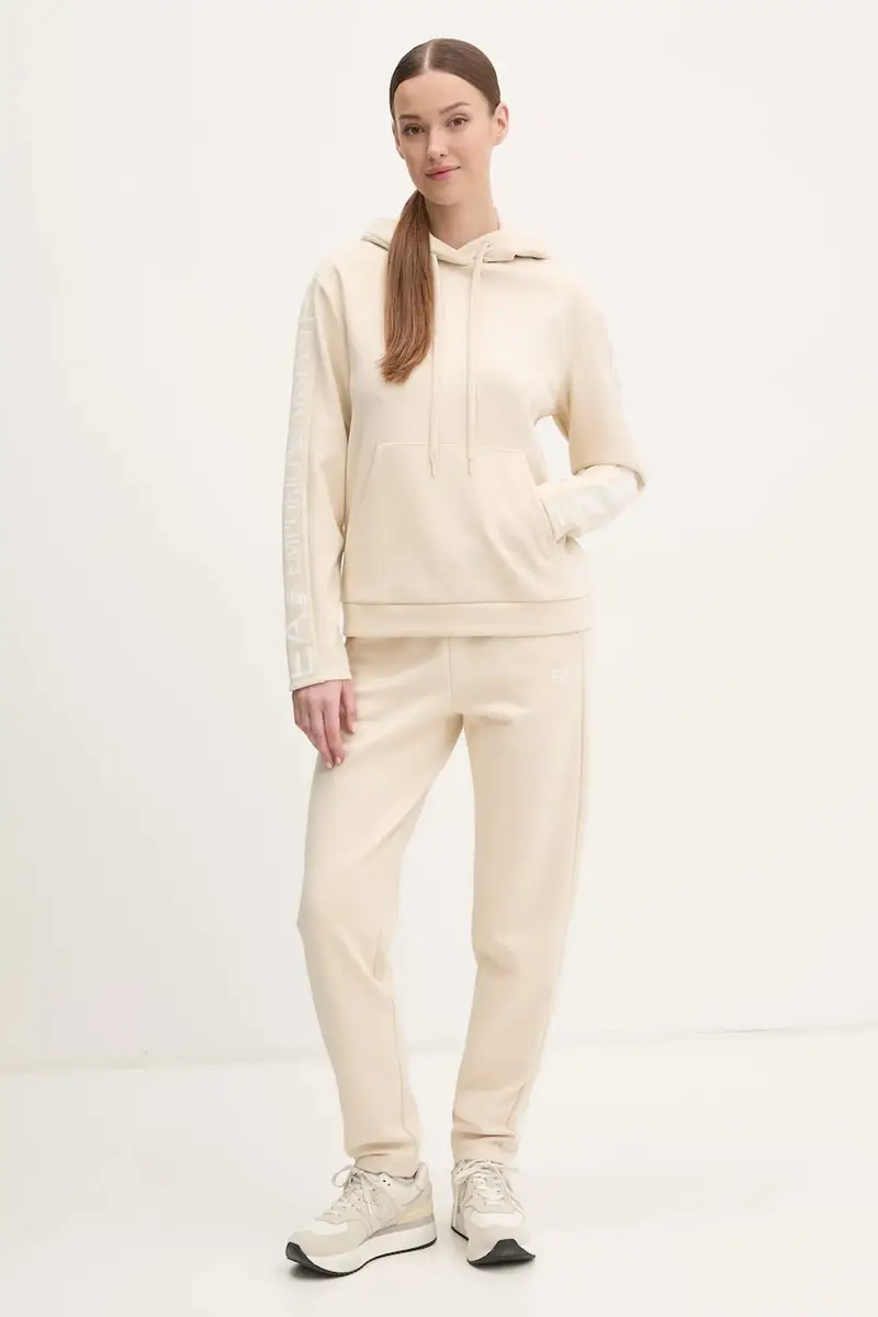 tuta da ginnastica donna colore beige AF10443.7W000116